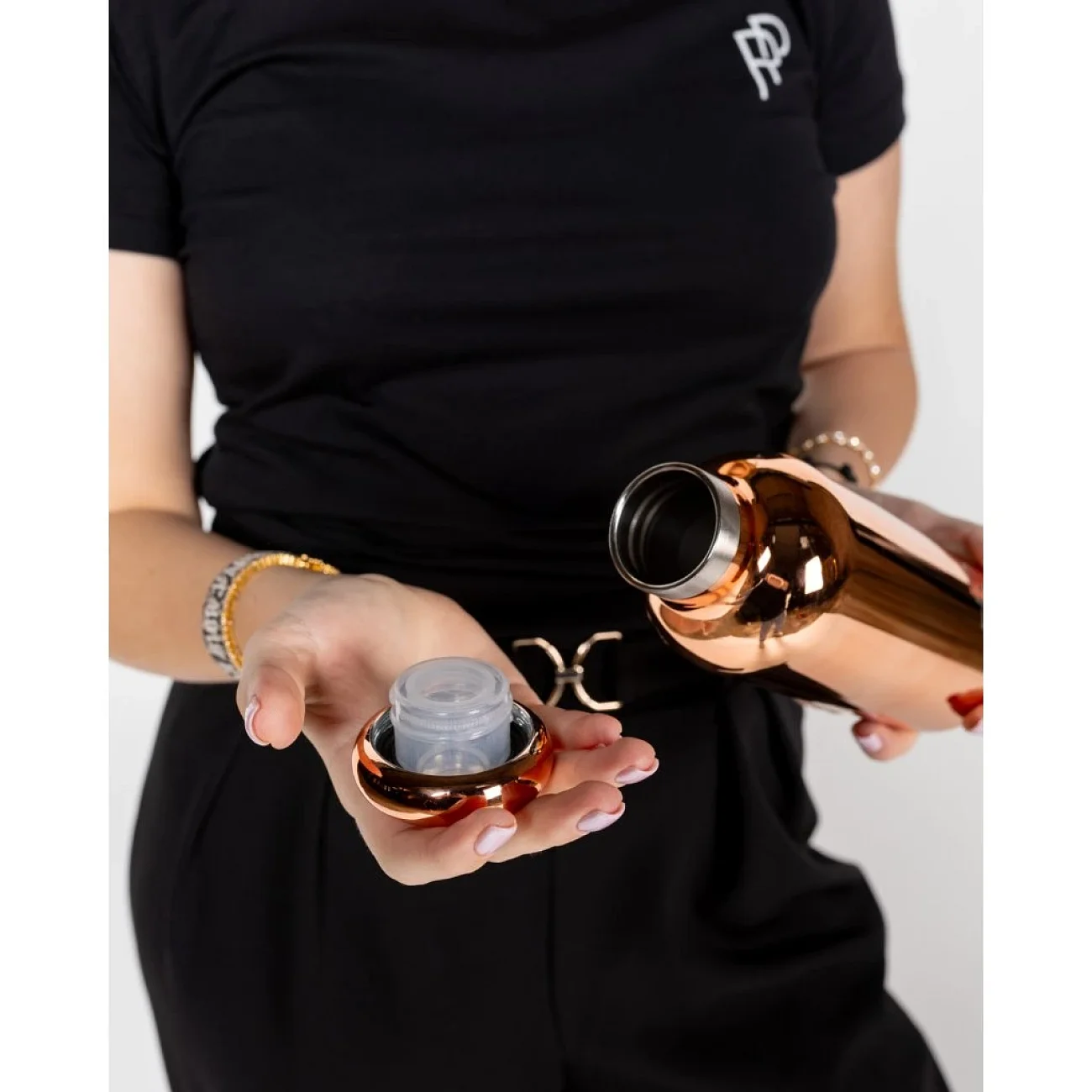 Láhev rose gold